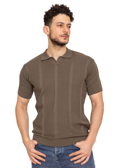 Cedar Design 12 - F - Polo Neck T-Shirt - Khotwh